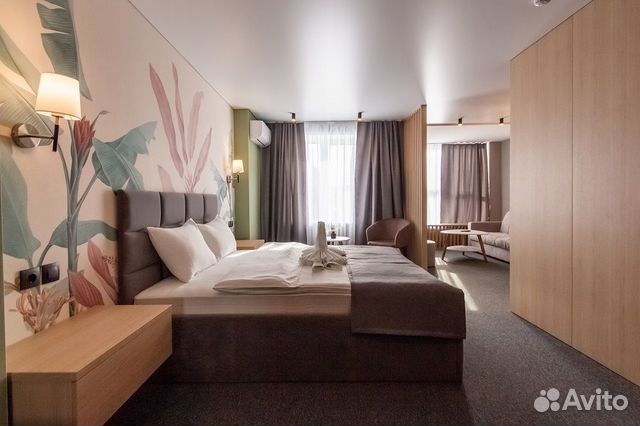 

Квартира-студия, 35 м², 2 кровати