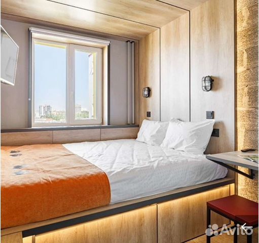 

Квартира-студия, 16 м², 2 кровати