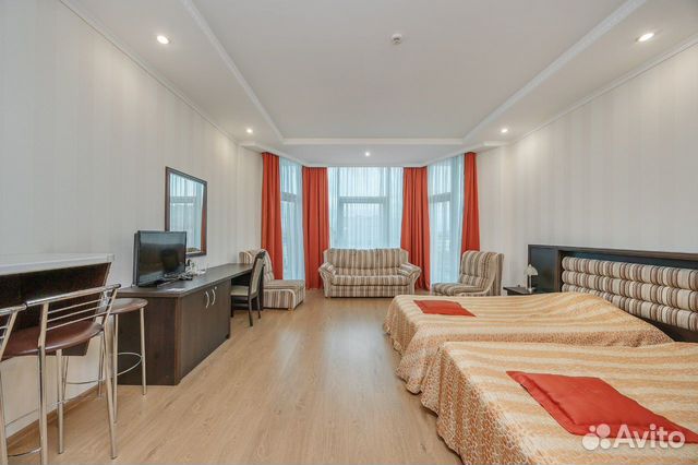 

Квартира-студия, 44 м², 3 кровати