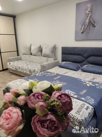 

1-к. квартира, 38 м², 2 кровати