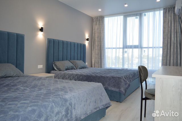 

1-к. квартира в апарт-отеле, 47 м², 2 кровати