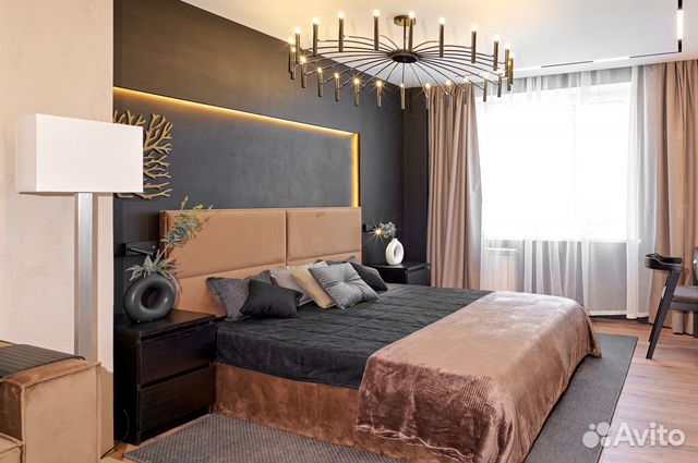 

1-к. квартира, 40 м², 2 кровати