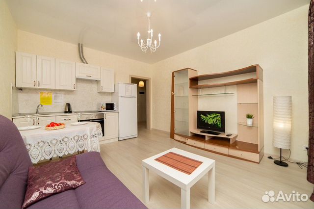 

1-к. квартира, 45 м², 2 кровати
