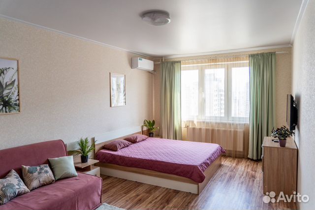 

1-к. квартира, 38 м², 2 кровати