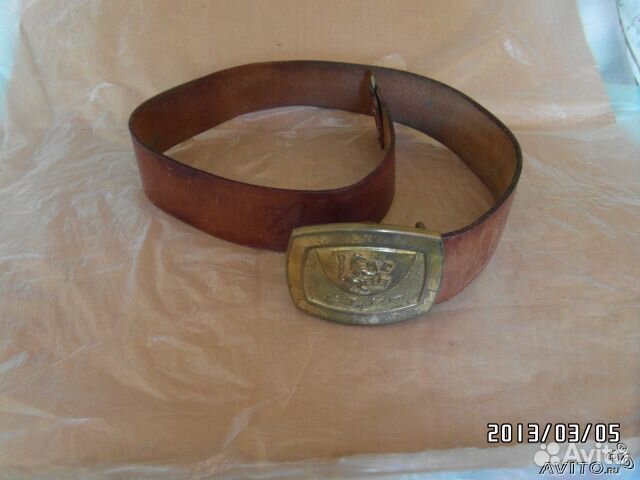 Ремни кожаные мужские 60-70гг СССР