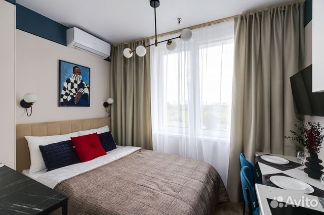 

Квартира-студия, 25 м², 1 кровать