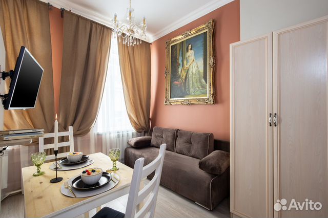 

Квартира-студия в апарт-отеле, 20 м², 2 кровати