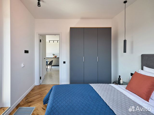 

1-к. квартира, 42 м², 2 кровати