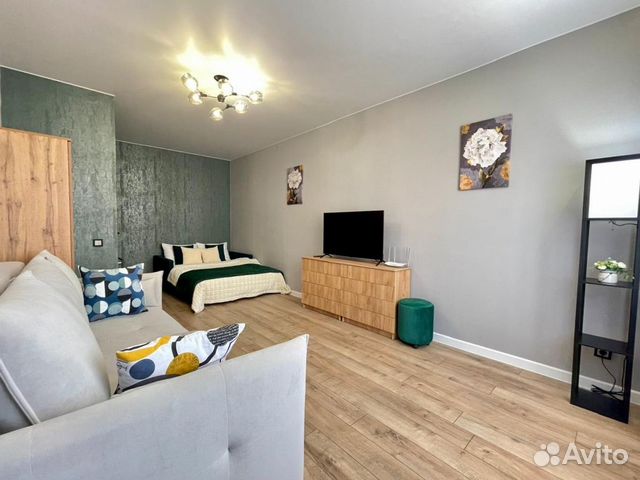 

1-к. квартира, 37 м², 2 кровати