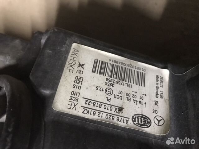 Фара правая на мерседес 176 А класс Фара правая на мерседес 176 А класс