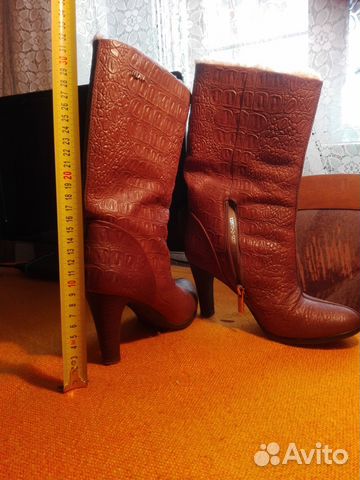 Зимние кожаные сапоги Milana р. 36-37