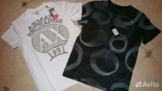 Футболки мужские известных брендов Armani, Guess Футболки мужские известных брендов Armani, Guess
