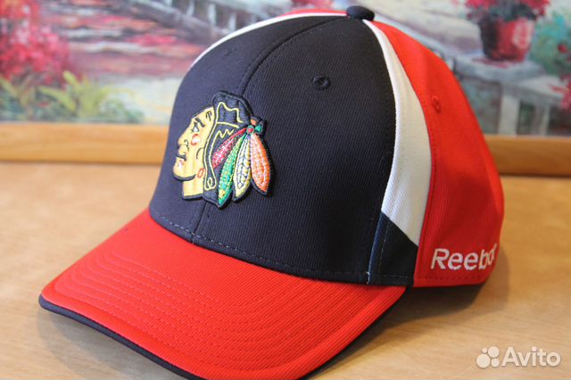 Кепка бейсболка NHL Chicago Black Hawks новая. Fle