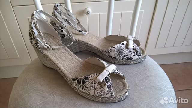 Босоножки (туфли) новые текстиль