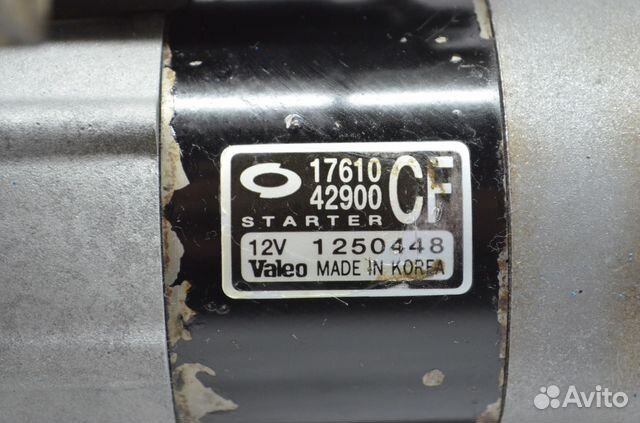 Стартер Nissan Almera 1761042900 Стартер Nissan Almera 1761042900