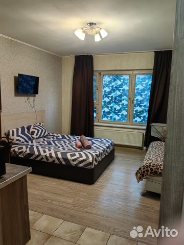 

Квартира-студия, 25 м², 2 кровати
