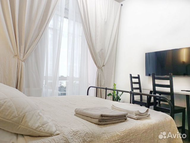 

Квартира-студия, 27 м², 2 кровати