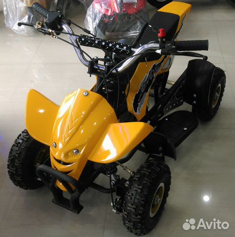 Детский квадроцикл Avantis ATV Н4 mini желтый