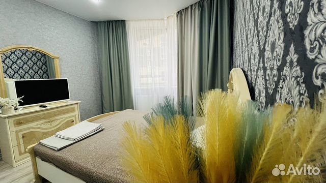 

1-к. квартира, 44 м², 1 кровать