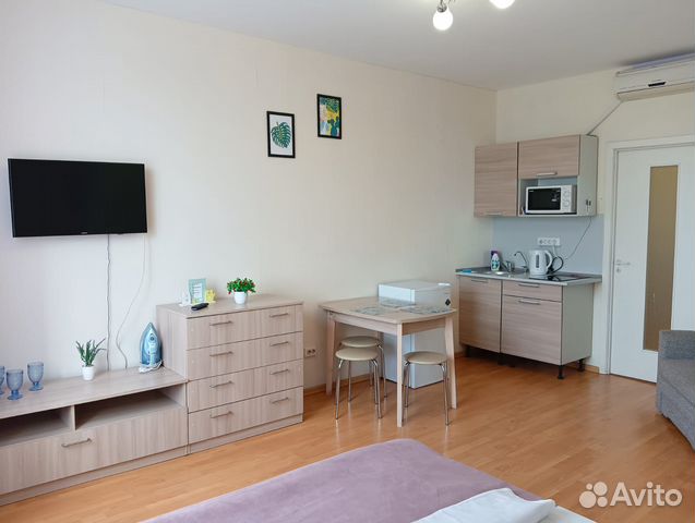 

Квартира-студия, 35 м², 2 кровати