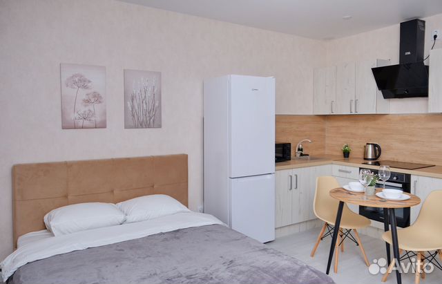 

Квартира-студия, 34 м², 2 кровати