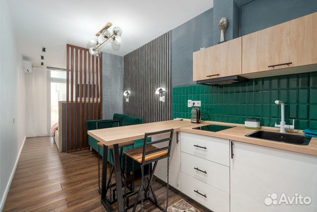 

Квартира-студия, 27 м², 2 кровати
