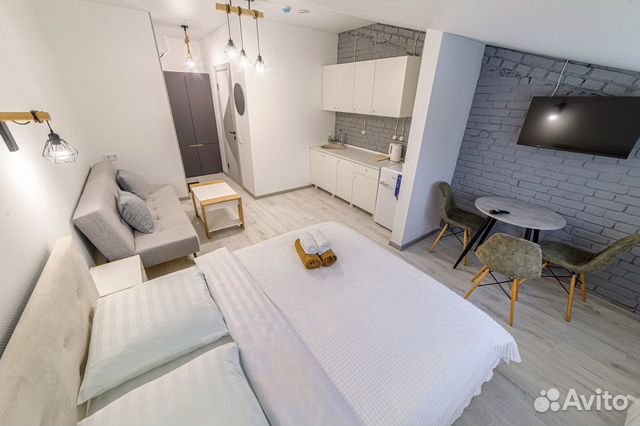 

Квартира-студия, 21 м², 2 кровати