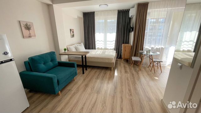 

Квартира-студия в апарт-отеле, 28 м², 3 кровати