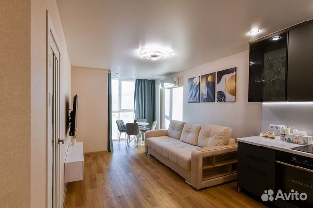 

1-к. квартира, 43 м², 2 кровати