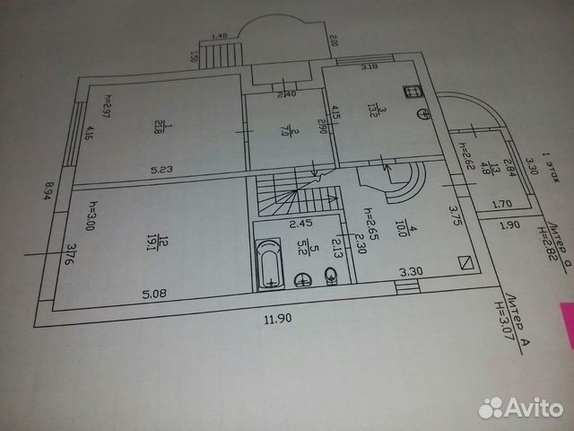 Дом 200 м² на участке 15 сот.