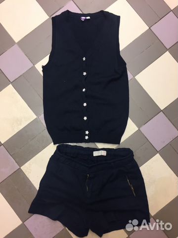 Жилетка и шорты Zara Жилетка и шорты Zara