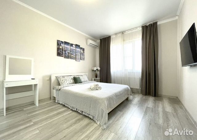 

1-к. квартира, 42 м², 2 кровати