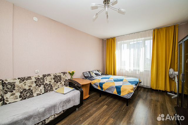 

1-к. квартира, 43 м², 2 кровати