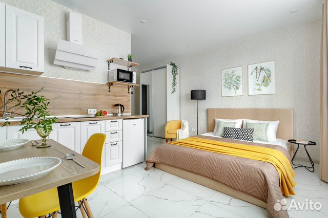 

Квартира-студия, 25 м², 1 кровать