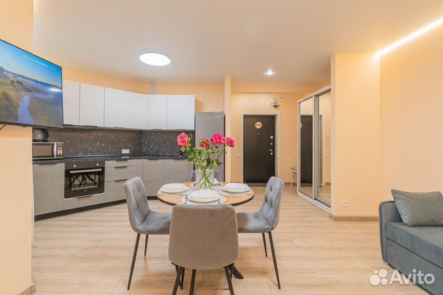 

1-к. квартира, 45 м², 2 кровати