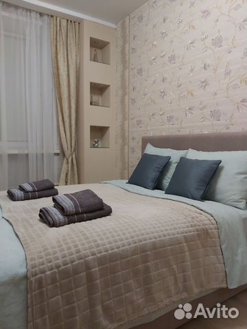 

2-к. квартира, 43 м², 2 кровати