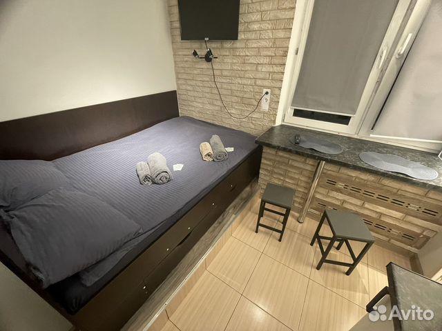 

Квартира-студия, 12 м², 1 кровать