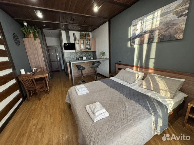 

Квартира-студия, 35 м², 2 кровати