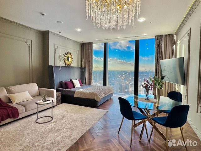 

Квартира-студия, 69 м², 2 кровати