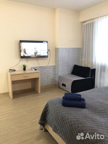 

Квартира-студия, 41 м², 2 кровати