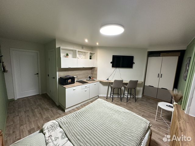 

Квартира-студия, 28 м², 1 кровать