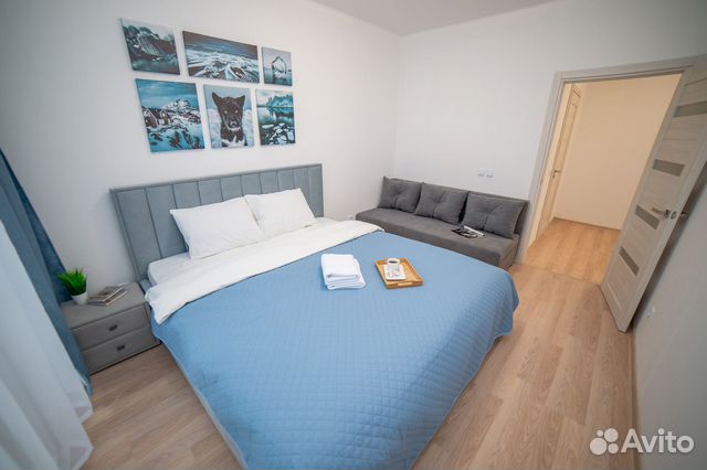

1-к. квартира, 45 м², 3 кровати