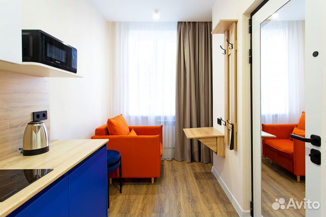 

Квартира-студия в апарт-отеле, 10,5 м², 1 кровать