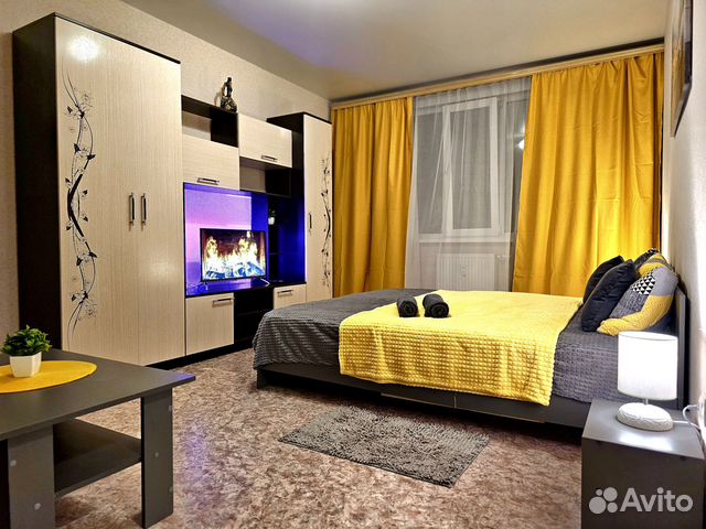 

1-к. квартира, 40 м², 2 кровати