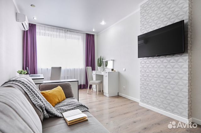 

1-к. квартира, 40 м², 2 кровати