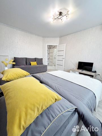 

1-к. квартира, 39 м², 2 кровати