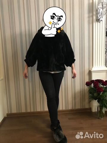 Черная коротка норковая шуба Черная коротка норковая шуба