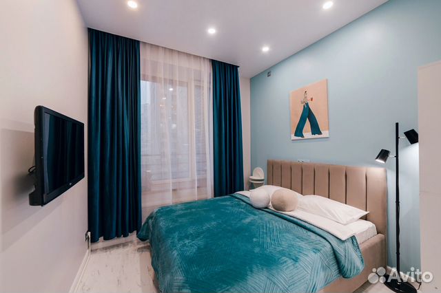 

Квартира-студия, 24 м², 2 кровати