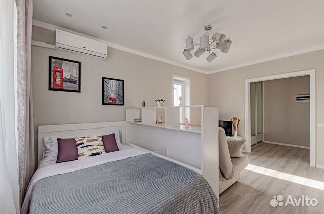 

1-к. квартира, 46 м², 2 кровати