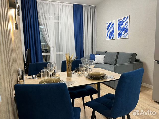 

1-к. квартира, 42 м², 2 кровати